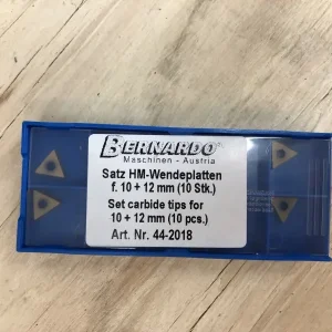 Vyměnitelné destičky Bernardo HM - po 10 ks pro 10, 12 a 16 mm (BER442018) Cenový Hit