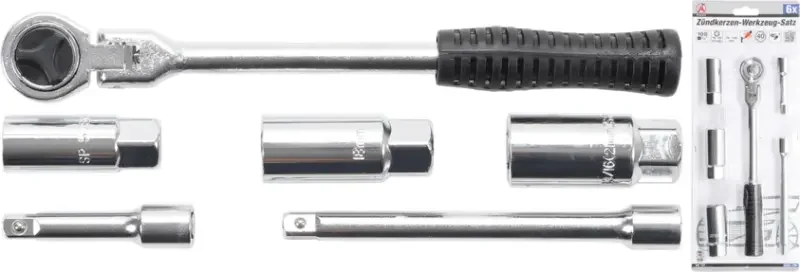 Značkový Nářadí Kraftmann na zapalovací svíčky 3/8" BGS100137. Sada 6 dílů (BGS100137)