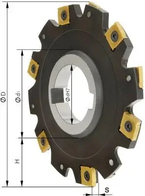 Aktuální fréza kotoučová bez nakruzku Z8 D 80x5 mm