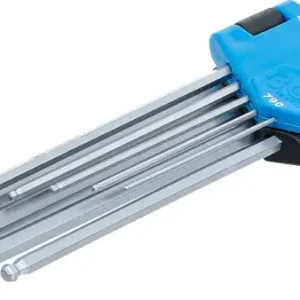 Zástrčné klíče inbus 1,5 ÷ 10 mm extra dlouhé s kulovou hlavou. (Sada 9 dílů). BGS 790(BGS100790) Nejprodávanější