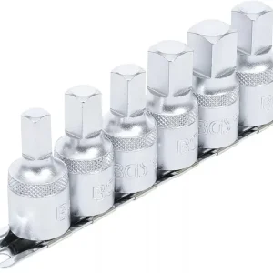 Zástrčné hlavice 1/2" 8 ÷ 14 mm BGS101016 pro olej. výpustě Sada 6 dílů (BGS101016) Přímo Od Výrobce