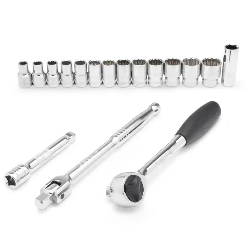 17 Ks. Sada metrických nástrčných hlavic 1/2" s 12 (SATAST09086SJ) Bezpečná Platba