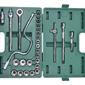 28 ks. Sada metrických nástrčných hlavic 1/2" s 12 (SATAST09090SJ) Originální