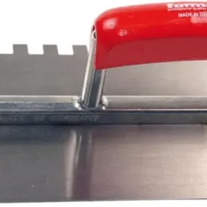 Vysoce Kvalitní Zednická lžíce zoubkovaná 280x130mm 6x6mm FORMAT