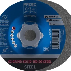 Značkový Brusný kotouč 150 mm Pferd CC-GRIND-SOLID 150 SG-STEEL (PF4007220952894)