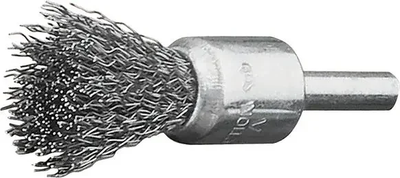 Akční Cena Štětcový kartáč pr. 23x25/68x0,3 mm, ocelový vlnitý drát, stopka pr. 6 mm Lessmann 453161