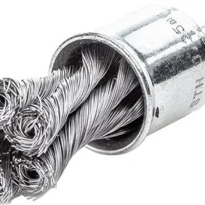 Značkový Štětcový kartáč pr. 29x28/72x0,35 mm, ocelový drát, splétaný stopka pr. 6 mm Lessmann 456278