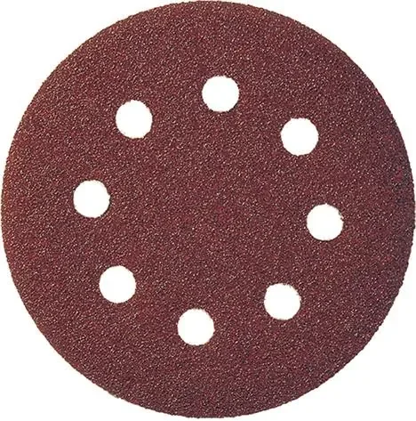 Výprodej Brusný kotoučový výsek na suchý zip, na dřevo 125mm K40 8 otvorů FORMAT