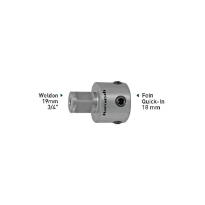 Adaptér Weldon 19mm Quick-IN 1, 18mm Akční Cena