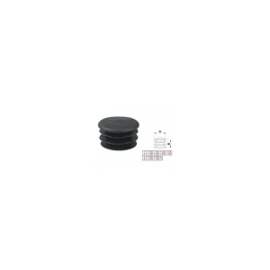Zlevněný Ucpávka plastová kulatá plotová černá 30mm