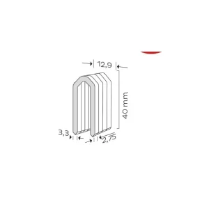 Výprodej Spona typ WZK 40 mm pro WZK/40-G644E (12100702) WZK 40 BZGR * GAS BUC+ 2x plyn
