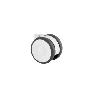 Aktuální Kolečko designové 100mm, otočné, otvor pro čep, 5920UAP100L51-11x43,6 RAL9002