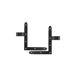 ZN - Závěs okenicový jedn. 250 x 200 mm d 13 mm černý Vysoce Kvalitní