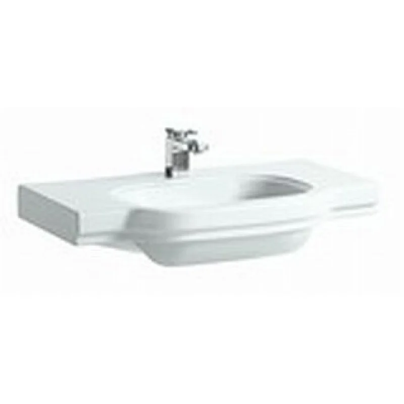 Výprodej LAUFEN LB3 classic 1068.6.400.109.1 Umyvadlo do nábytku 85x52 cm, bez otvoru pro baterii, LCC