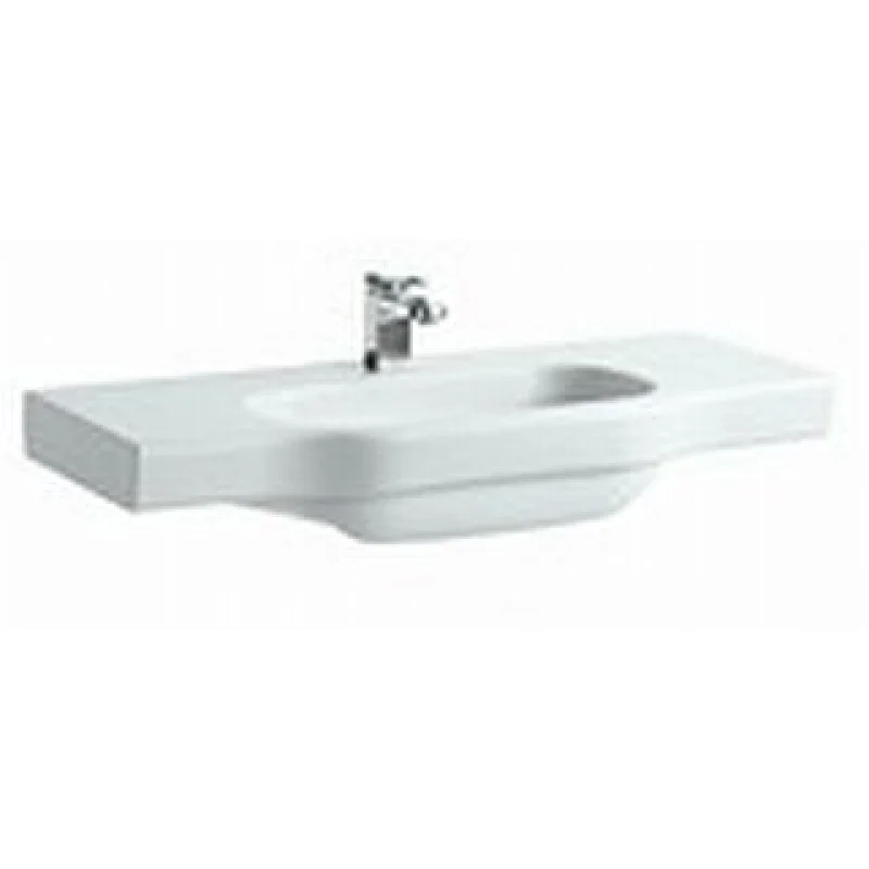 Akční Cena LAUFEN LB3 modern 1268.6.400.104.1 Umyvadlo do nábytku 100x48 cm, s 1 otvorem pro baterii, LCC