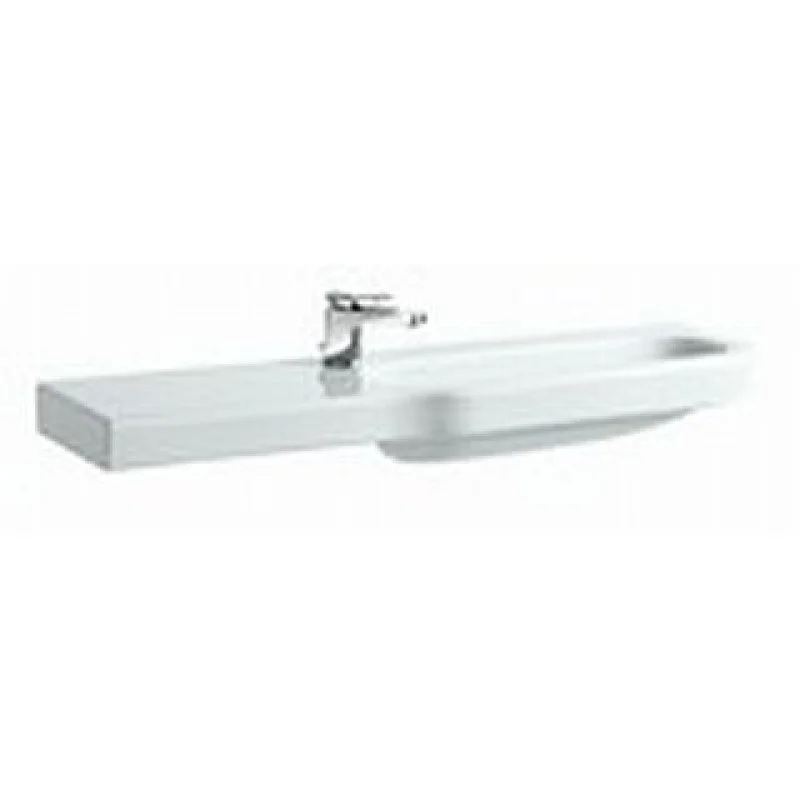 Akční Nabídka LAUFEN LB3 modern 1368.3.000.109.1 Umyvadlo 125x43 cm, bez otvoru pro baterii
