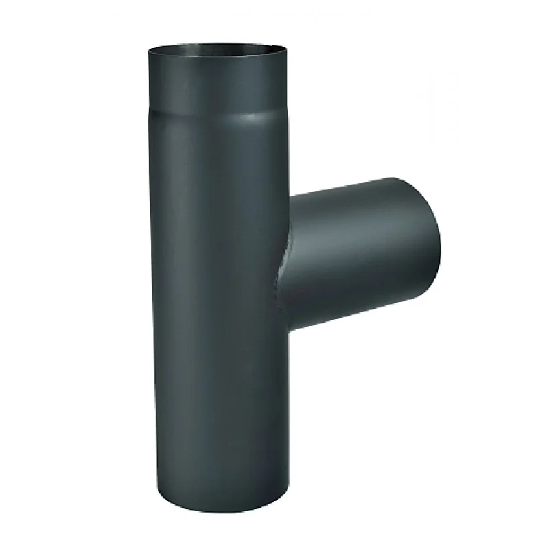 Značkový Kouřovod T- kus 200mm (2) černý