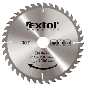 Aktuální EXTOL PREMIUM kotouč pilový s SK plátky 250x2,2x30mm 24T 8803240