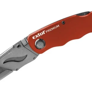 Aktuální EXTOL PREMIUM nůž zavírací s výměnným břitem, 18mm 8855000