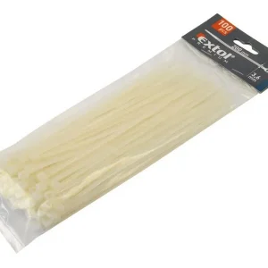 Akční Nabídka EXTOL PREMIUM stahovací pásky, 300x4,8mm, bílé 8856112