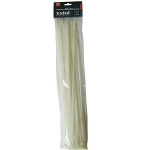 Zlevněný EXTOL PREMIUM stahovací pásky, 500x7,6mm, bílé, 50ks 8856122