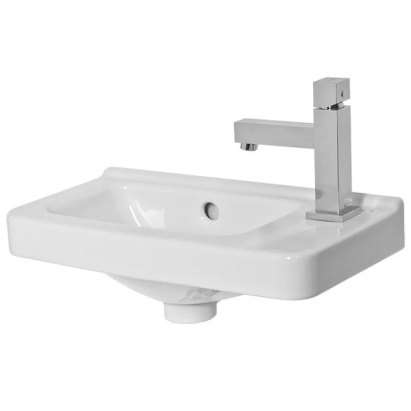 Akční Cena Jika CUBITO asymetrické umývátko 45x25cm otvr. vpravo JikaPerla H8114241001061