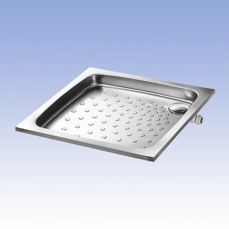 Značkový SANELA Nerezová sprchová vanička SLSN 07 800 x 800 x 25 mm 92070