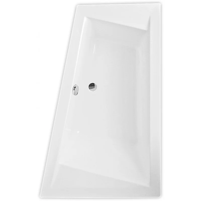 Vysoce Kvalitní ROLTECHNIK Asymetrická rohová vana KUBIC ASYMMETRIC (P)- 1700x1100 9690000