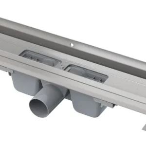 Zlevněný ALCAPLAST Flexible Podlahový žlab 550 mm pro perforovaný rošt ke stěně APZ4-550