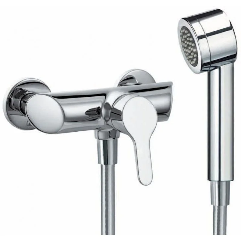 Zlevněný LAUFEN TWINPRO Sprchová nástěnná baterie, Ecototal, hadice 150cm, sprcha Aquajet