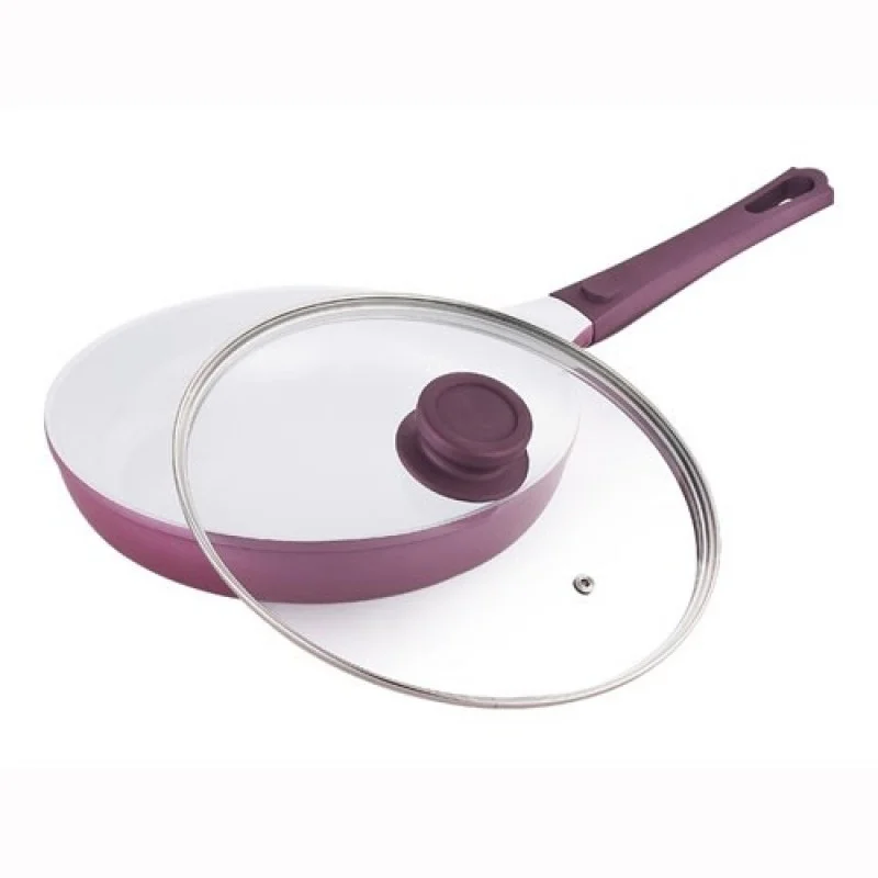 Výprodej BERGNER Pánev keramická s poklicí 26 cm VIOFLAM BG-1973