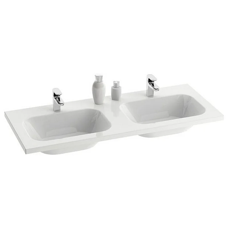 Výprodej RAVAK CHROME 1200 dvojumyvadlo s otvory, skrytý přepad XJG01212000