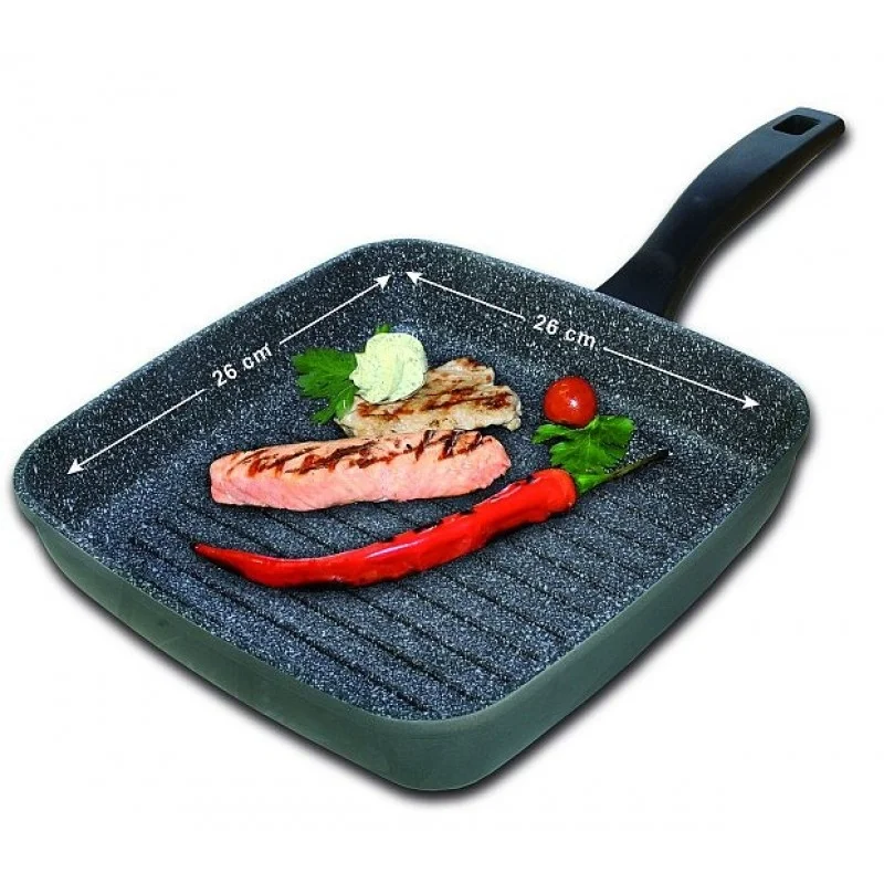 Akční Cena STONELINE Pánev grilovací s mramorovým povrchem, 26 cm, WX-7515