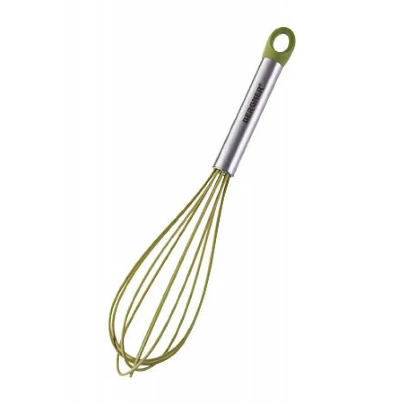 Značkový BERGNER Metla šlehací silikonová 30 cm FLEXIKITCHEN, barva zelená BG-3370zele