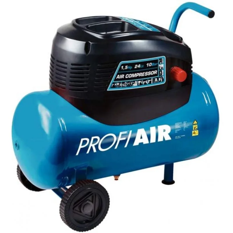 Akční Nabídka NUAIR - dílenský kompresor 24l 1,1kW PROFIAIR24