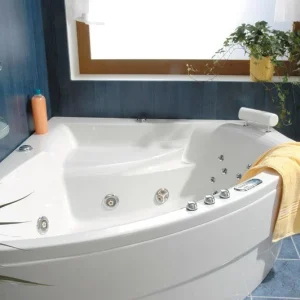 Zlevněný TEIKO Vana Auriga P rohová 150x150 cm - HTP systém ECO AIR, pravá V211150R04T04221