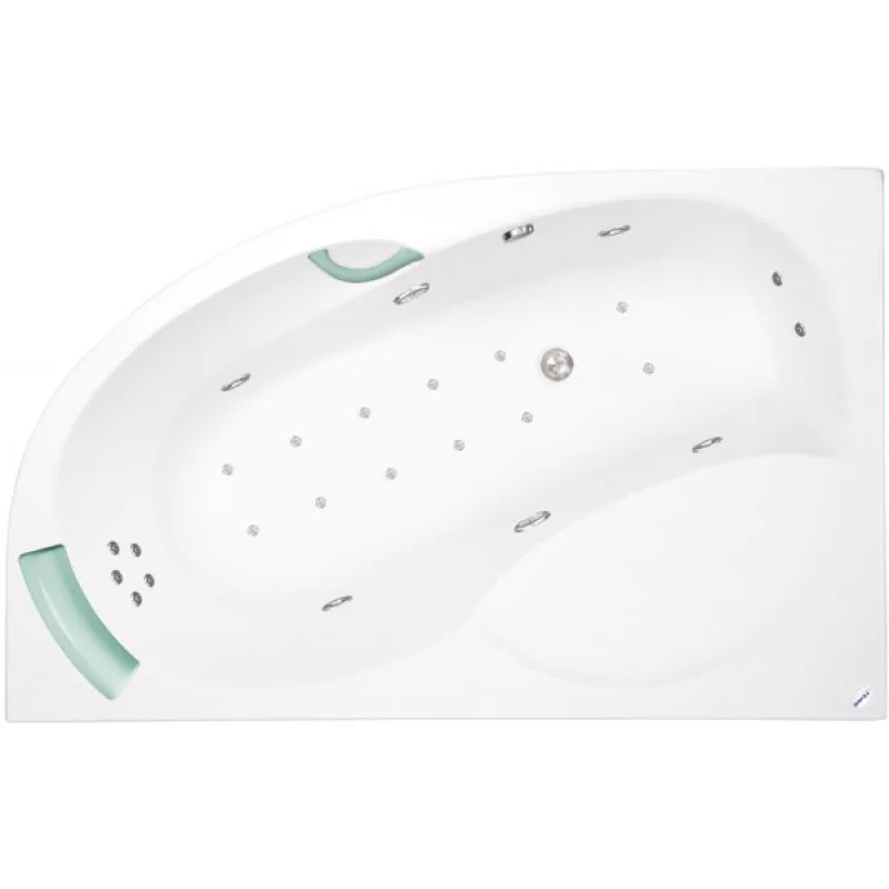 Zlevněný TEIKO Vana Medea 170 L rohová 170x100 cm - HTP systém ECO AIR, levá V210170L04T01221