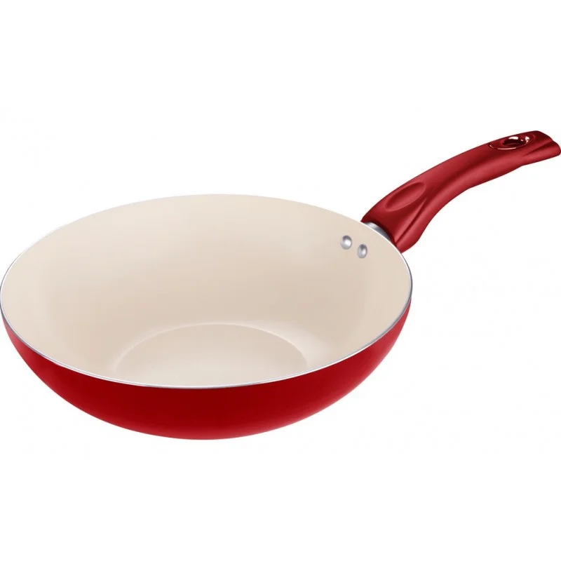 Aktuální LAMART Keramická pánev WOK Ecolor LTK2808RW, 280mm, červená, 42000199