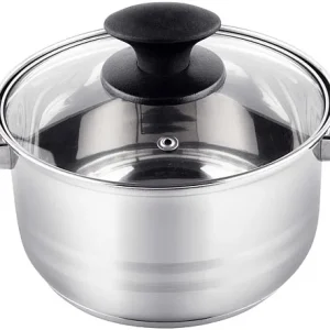 Výprodej LAMART LEGER Nerezový hrnec LTB1695, 16cm, 1,9 l, se skleněnou poklicí, 42000335