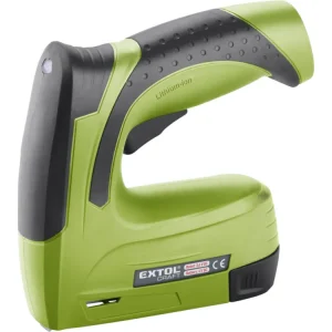Značkový EXTOL CRAFT sponkovačka/hřebíkovačka aku, 4V Li-ion, 1300mAh, USB nabíjení, 402901