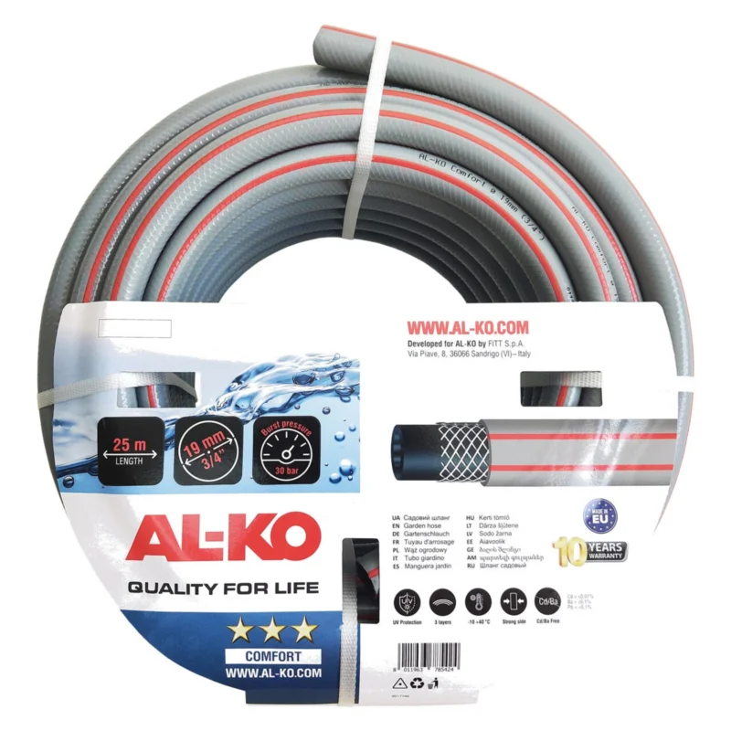 Výprodej ZAHRADNÍ HADICE COMFORT 3/4", 25 M AL-KO