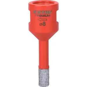 Akční Cena EXTOL PREMIUM korunka vykružovací diamantová, O 8mm, závit M14, 8801860