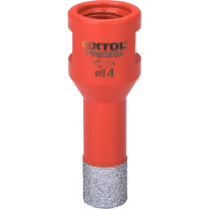 Zlevněný EXTOL PREMIUM korunka vykružovací diamantová, O 14mm, závit M14, 8801863