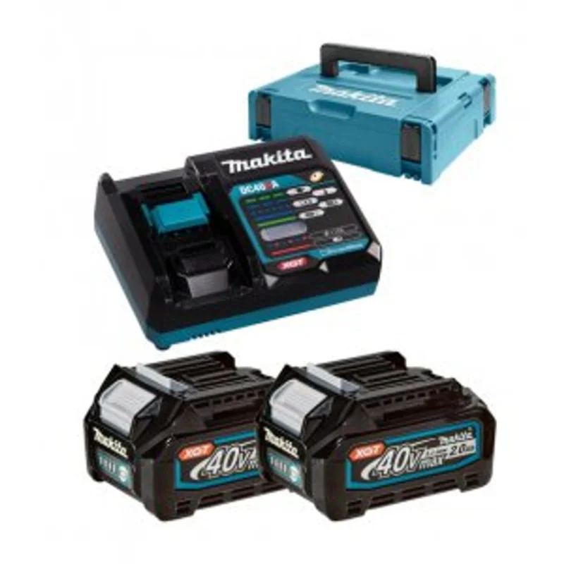Akční Cena Makita 191V07-0 - sada Li-ion XGT 40V 2xBL4020+DC40RA+Makpac