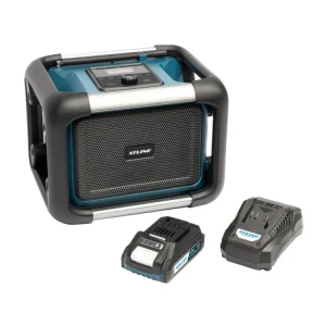 XTLINE Aku rádio 18 V + baterie 2.0 Ah + nabíječka 2.4 A - XT102799-1B2 Horká Nabídka