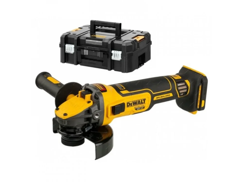 Výprodej DeWALT DCG409NT Aku úhlová bruska 125mm 18V, bez aku, kufr TSTAK + Prodloužená záruka výrobce