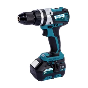 XTLINE Aku vrtačka s příklepem bezuhlíková 18 V, 65 Nm + 2 baterie 4.0 Ah + nabíječka 3.5 A + box - XT102865E Nejprodávanější
