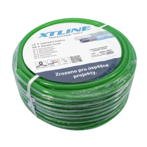 XTLINE Hadice zahradní zelená PVC | 1/2" 15 m - 3VAL1/215M Rychlé Dodání