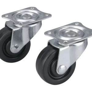 Značkový kolečka otočná z tvrdé pryže, sada 2ks, průměr 40mm