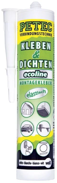 Zlevněný PETEC 94529 Lepicí a těsnicí hmota - bílá barva